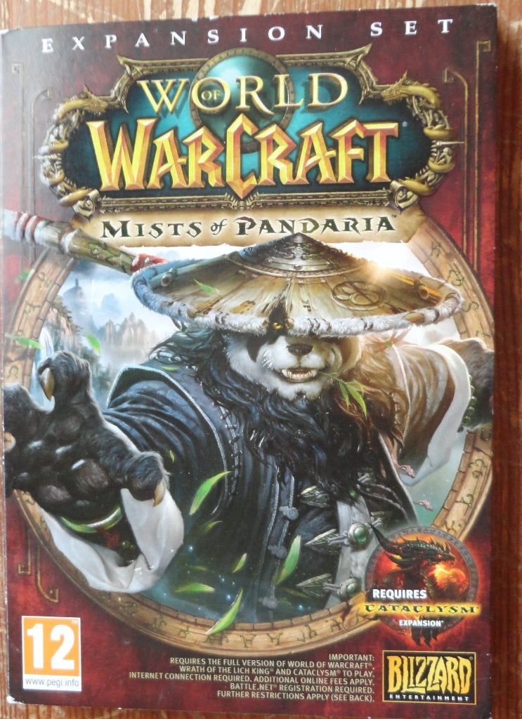 World Warcraft mists of Pandaria ( PC-Game, Gebruikt, 1 speler, Ophalen of Verzenden, Vanaf 3 jaar