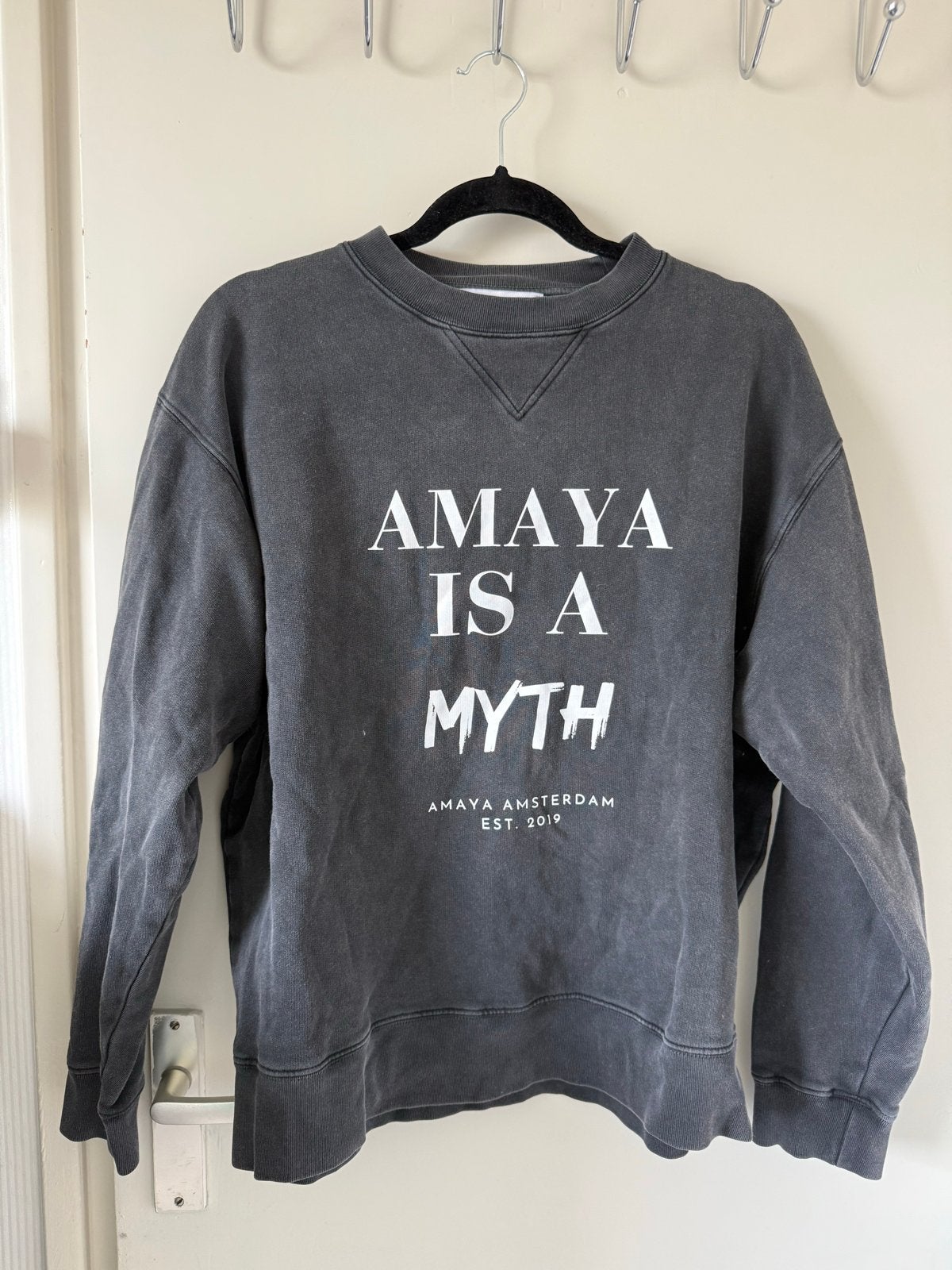Amaya Amsterdam trui nieuw grijs 100% katoen, Ophalen of Verzenden, Nieuw, Grijs