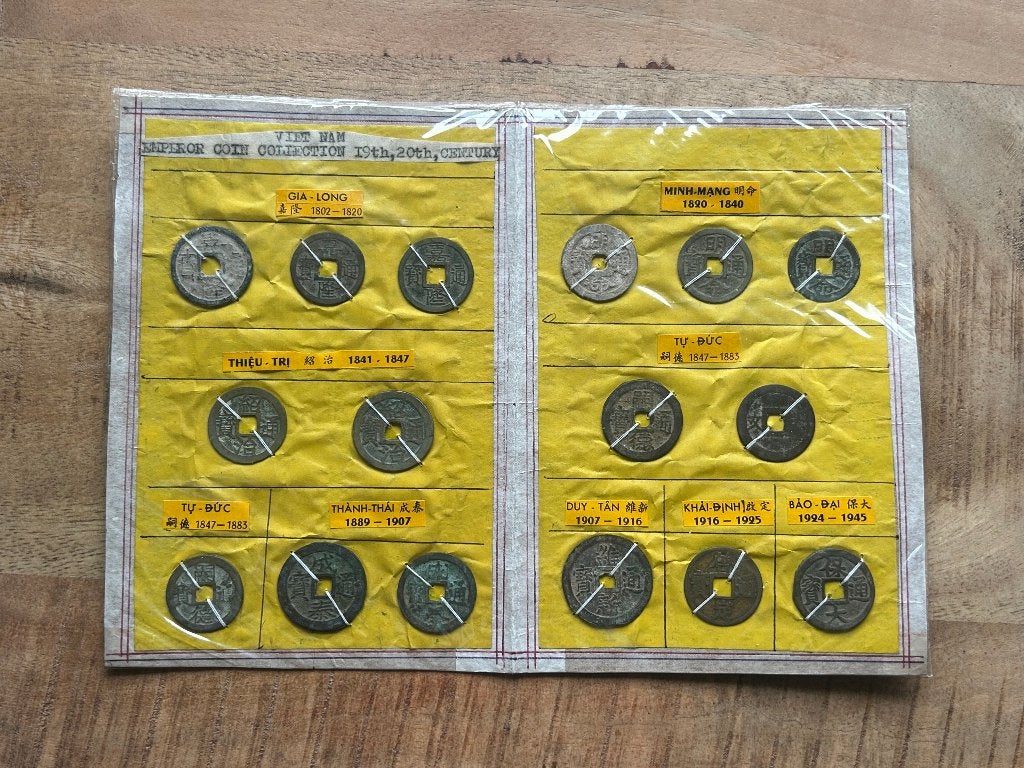 Vietnamese munten set - 19e en 20e eeuw collectie, Ophalen of Verzenden, Koningin Beatrix, Overige waardes