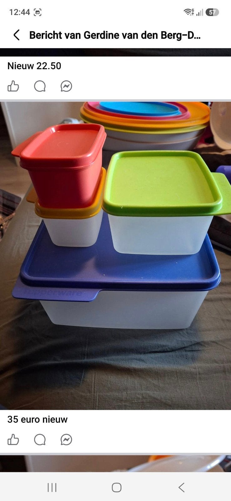bakjes set nieuw, Huis en Inrichting, Overige kleuren, Stapelbaar, Overige typen, Nieuw