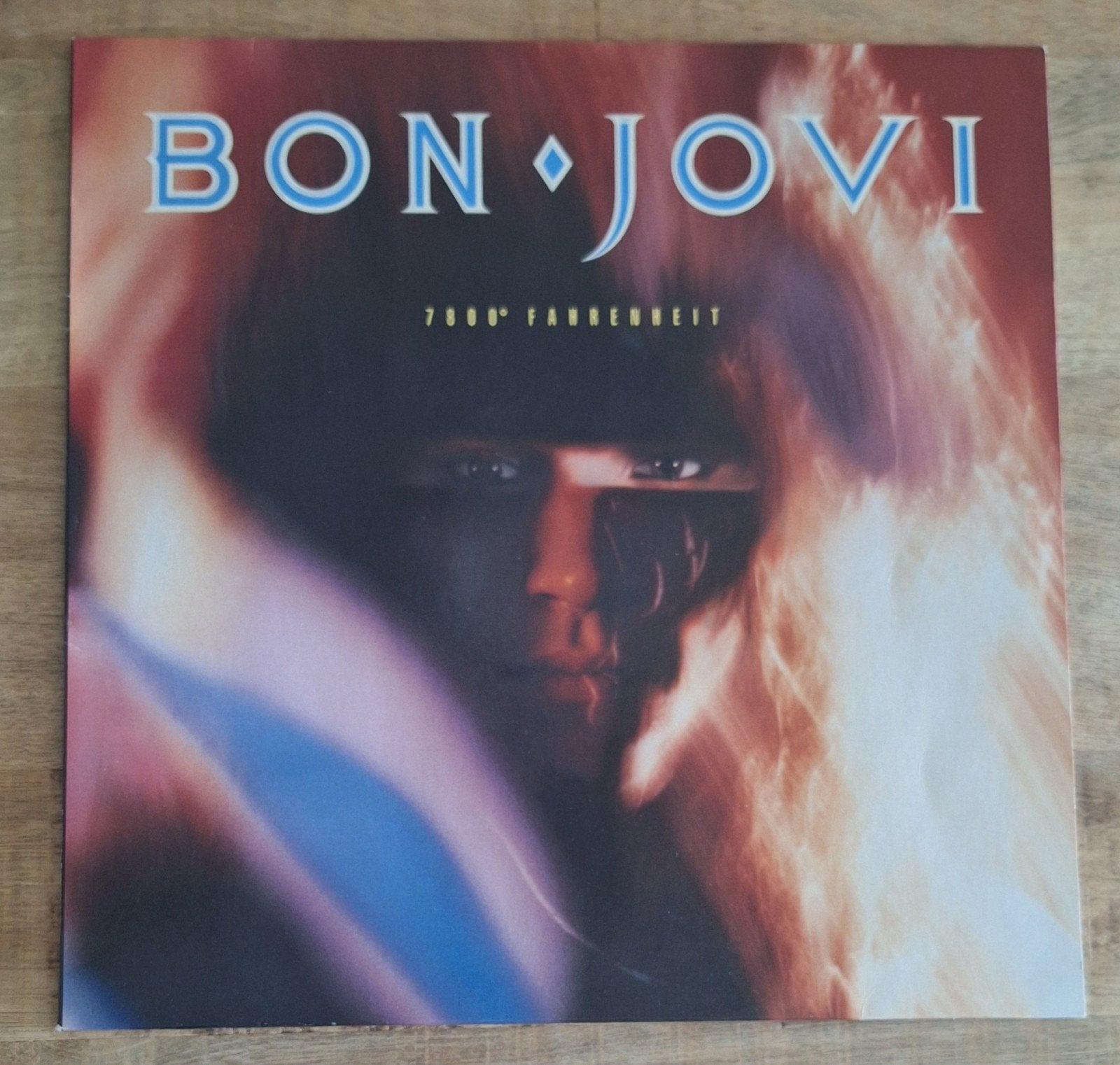 Bon Jovi - 7800 Fahrenheit LP (1985) - Classic Rock Vinyl, Cd's en Dvd's, Vinyl | Rock, LP, Gebruikt, Ophalen of Verzenden, Classic Rock