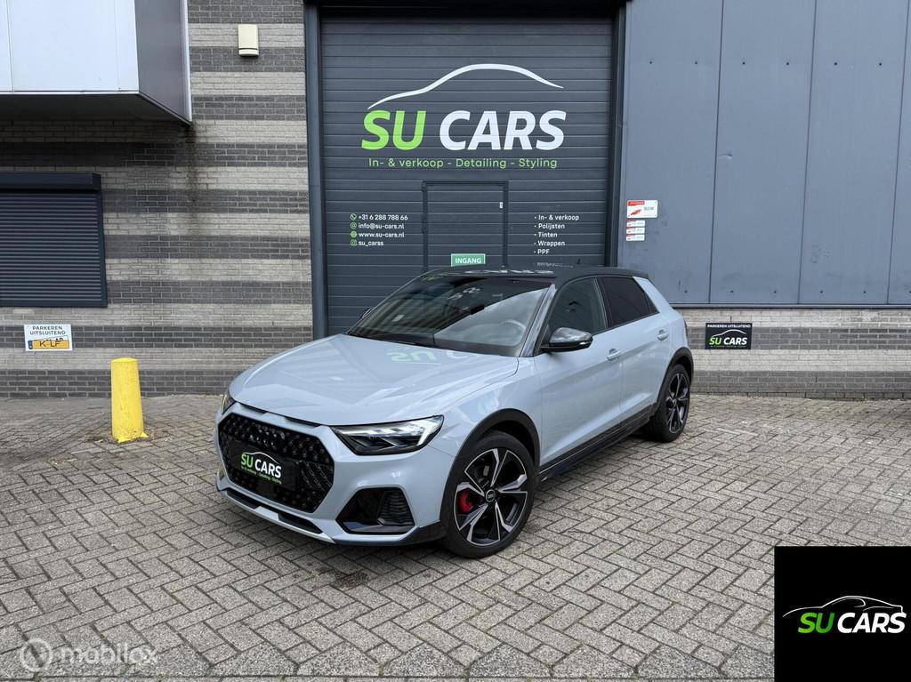 Audi A1 Citycarver 35 TFSI S-Line|Matrix|Keyless|Sfeer|CAM, Auto's, Audi, Zwart, 4 cilinders, 150 pk, Alcantara