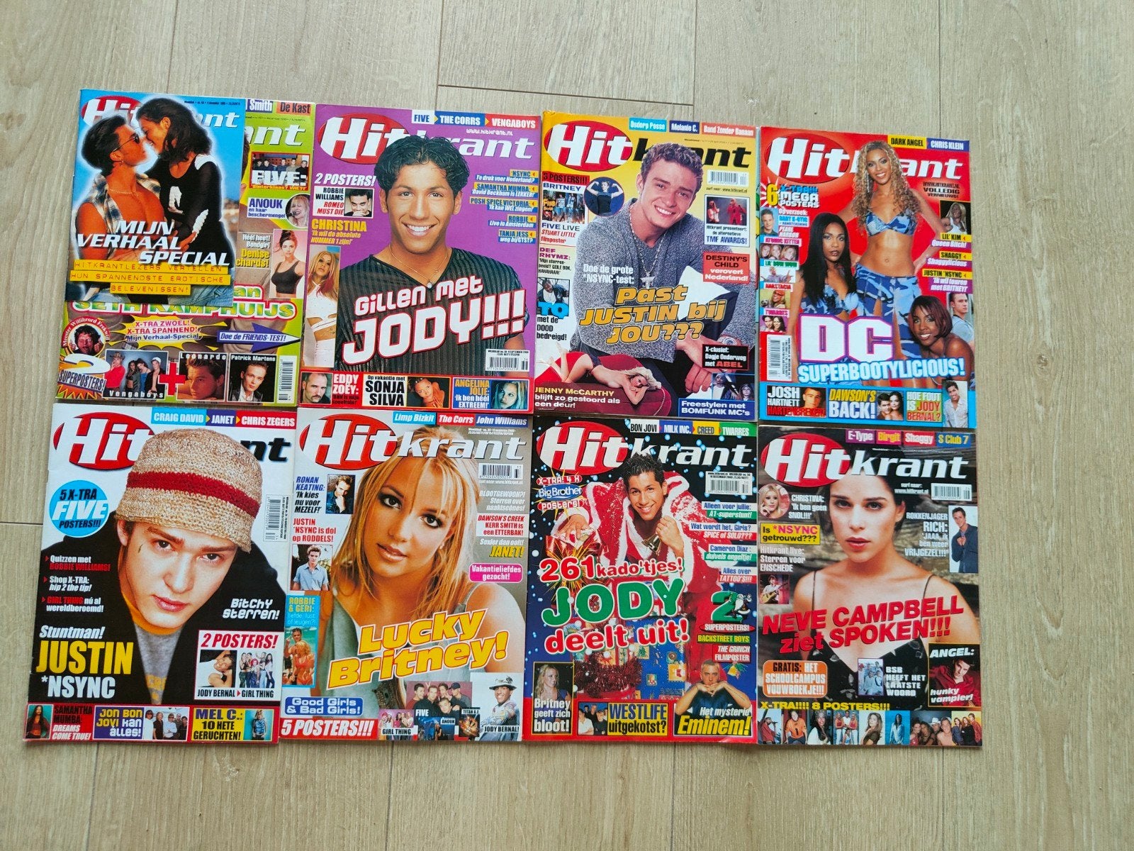 24 Hitkrant bladen 1999-2000-2001., Ophalen of Verzenden, 1980 tot heden, Nederland, Tijdschrift