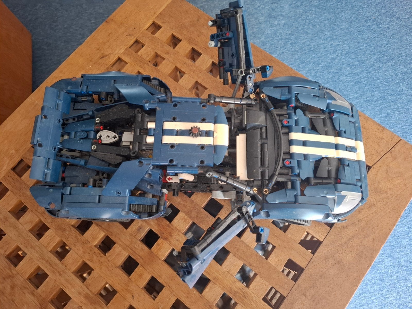 Lego Technic Ford GT - Blauw modelbouw auto, Overige merken, Gebruikt, Auto, Groter dan 1:32
