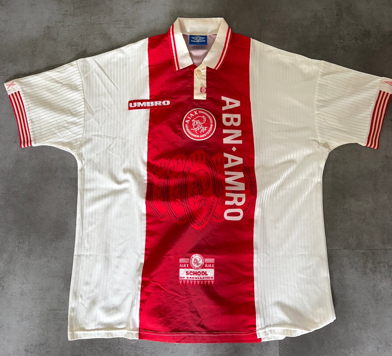 Vintage Ajax Umbro Litmanen 10 Thuisshirt XXL 97/98, Verzamelen, Ophalen of Verzenden, Zo goed als nieuw, Ajax, Shirt