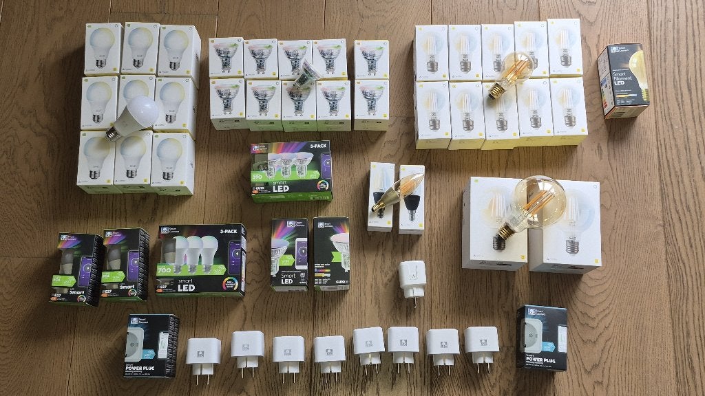 Uitgebreide Smart Home Verlichting Set, Led-lamp, Gebruikt, Kleur aanpasbaar, LSC Smart Connect