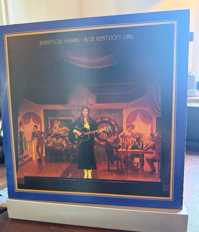 Emmylou Harris - Blue Kentucky Girl (LP, 1979 + Binnenhoes), Beschermende buitenhoes, LP, Gebruikt, Ophalen of Verzenden