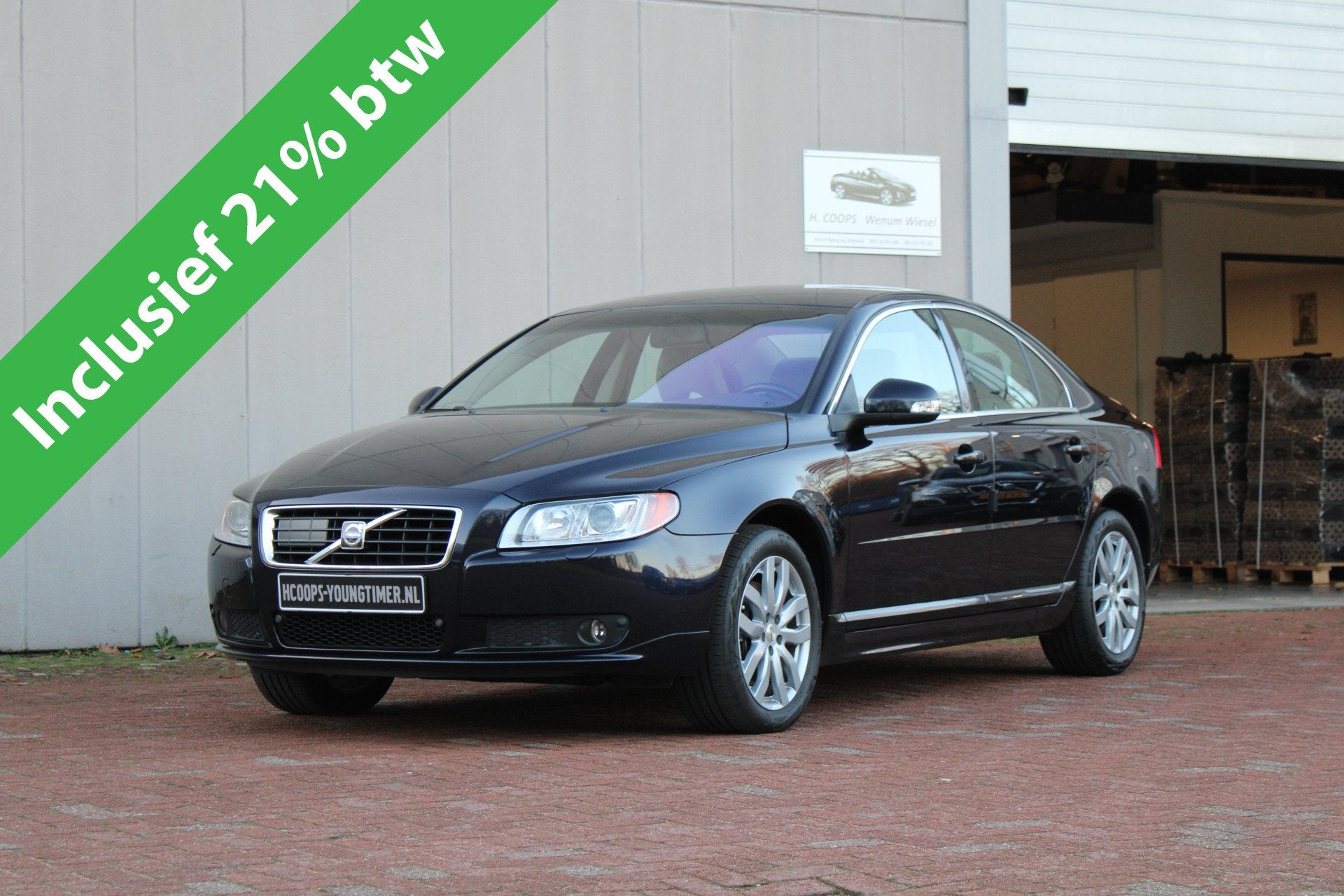 Volvo S80 3.2 AWD AUTOMAAT YOUNGTIMER incl. 21% BTW, Auto's, 238 pk, Met garantie (alle), Blauw, Leder