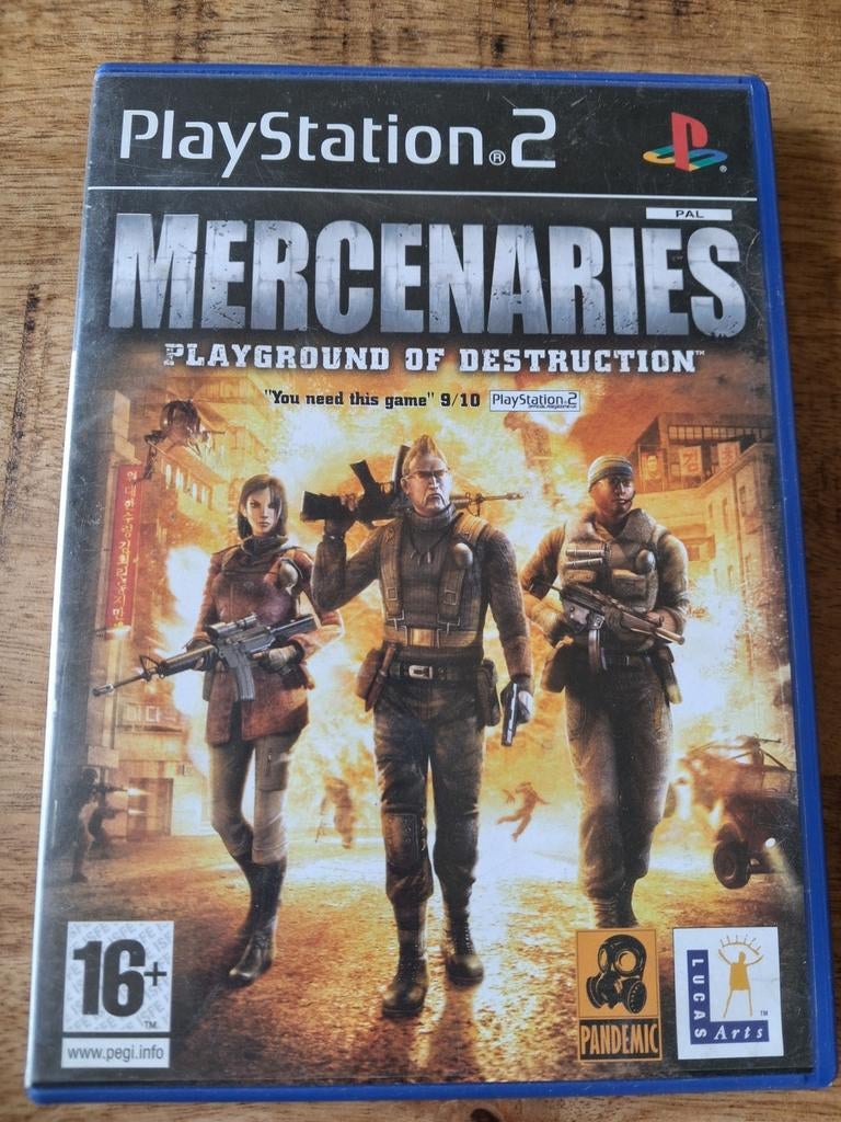 Mercenaries Playground of Destruction PS2, Spelcomputers en Games, Avontuur en Actie, 1 speler, Ophalen of Verzenden, Zo goed als nieuw