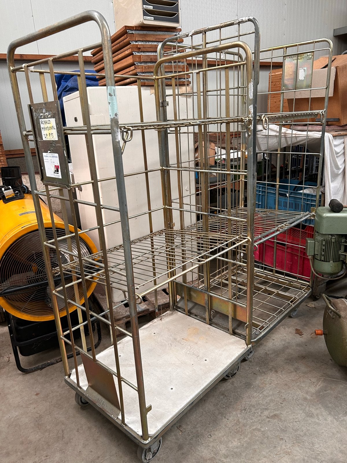 Rolcontainers voor Wasserij of Houtopslag - Diverse Maten, Doe-het-zelf en Verbouw, 100 liter of meer, Ophalen, Gebruikt, Transportkar