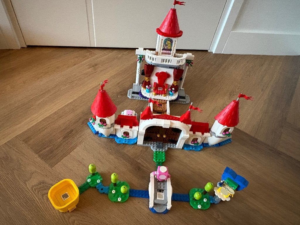 Mario lego 71408 peach kasteel, Ophalen, Lego, Zo goed als nieuw, Castle