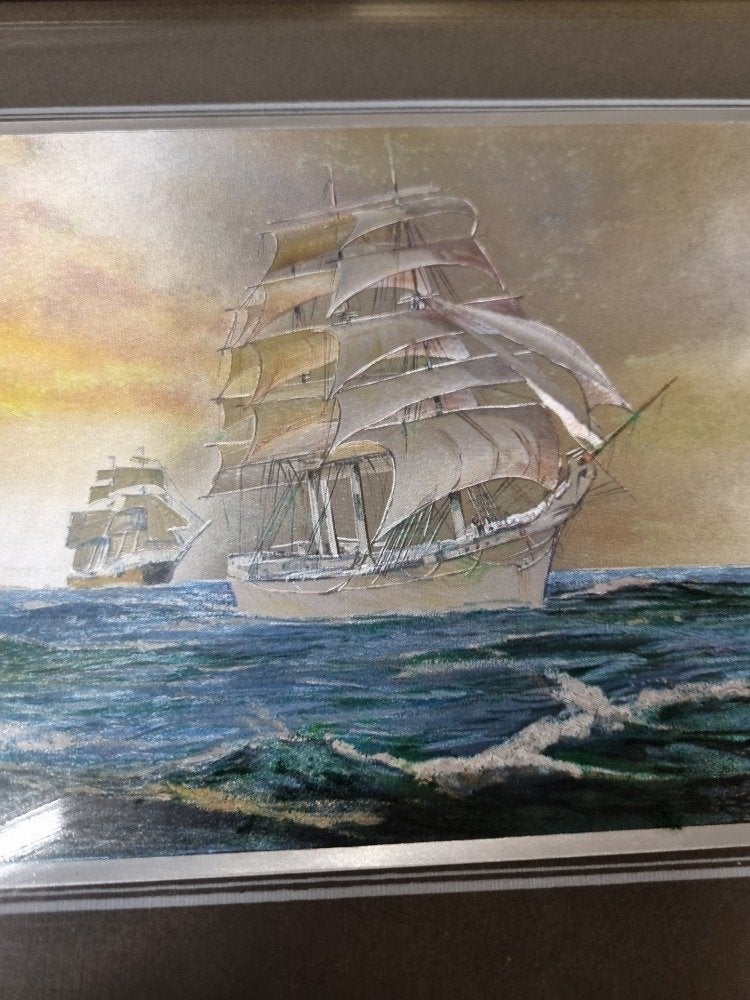 maritieme prent foil art zeilschepen, Ophalen of Verzenden, 'T Olde Gre-j, Info@toldegrej.nl, Endepoelstraat 20f Didam