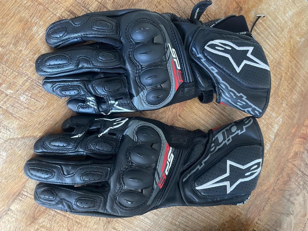 Alpinestars SP-2 V2 Motorhandschoenen Zwart/Wit/Rood, Heren, Ophalen of Verzenden, Alpinestars, Handschoenen