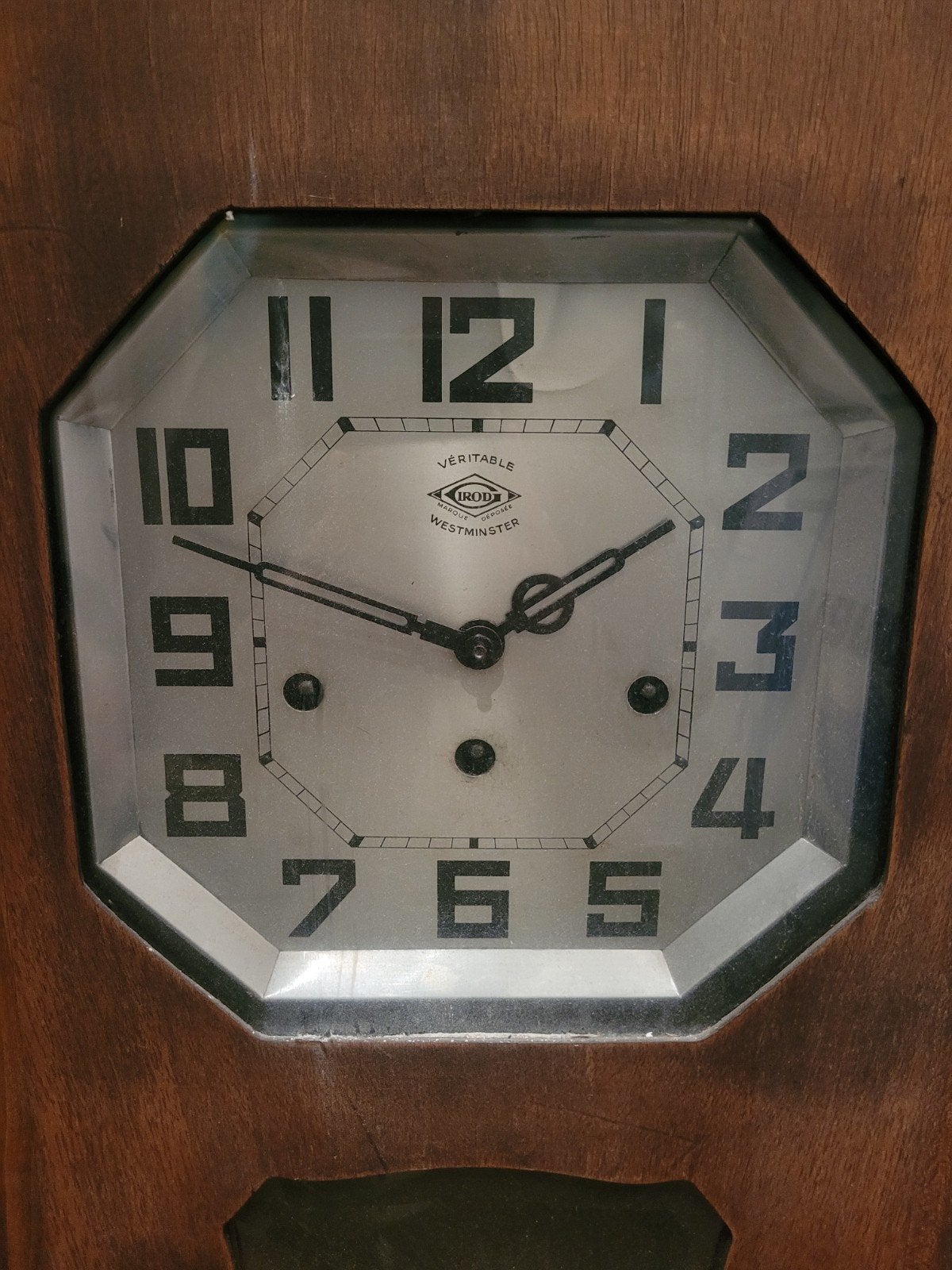 Antieke Junghans Westminster Slagklok - Hout, Ophalen of Verzenden