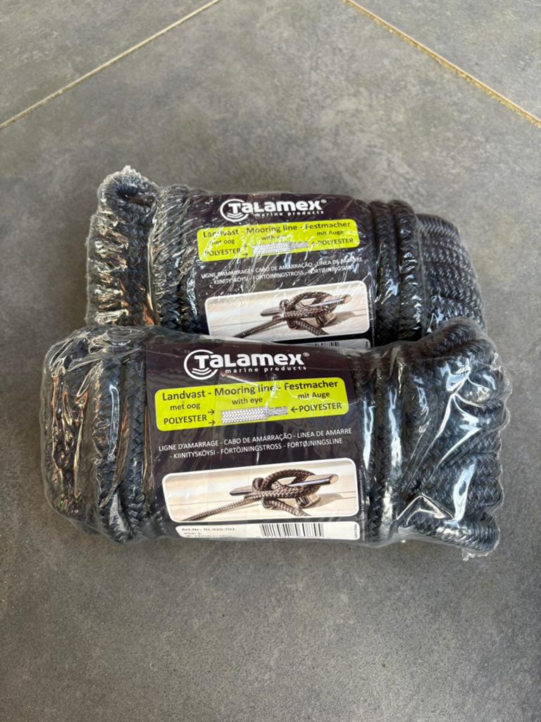 Landvasten met oog  Talamex 12mmx10mtr NIEUW, Ophalen of Verzenden, Nieuw