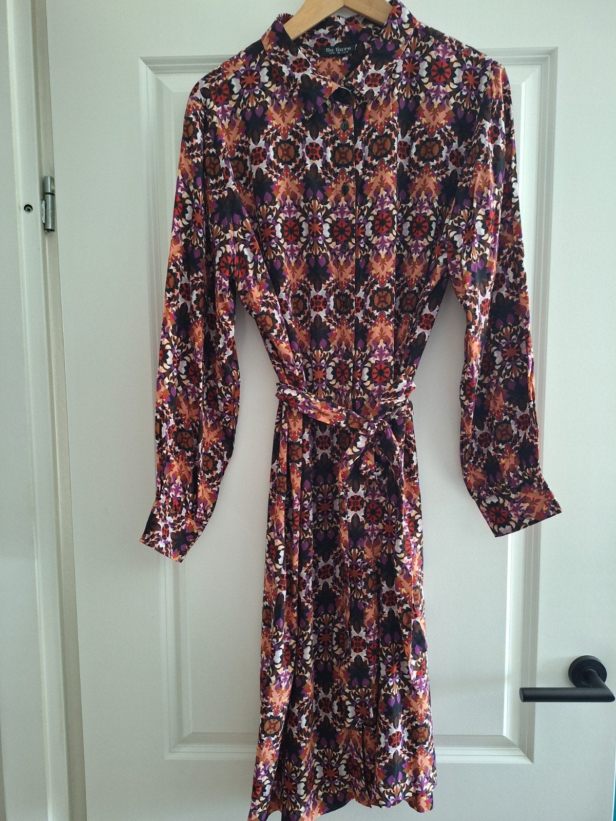 Zgan! Prachtige jurk van So Soire maat L!, Kleding | Dames, Jurken, So Soire, Overige kleuren, Maat 42/44 (L), Ophalen of Verzenden