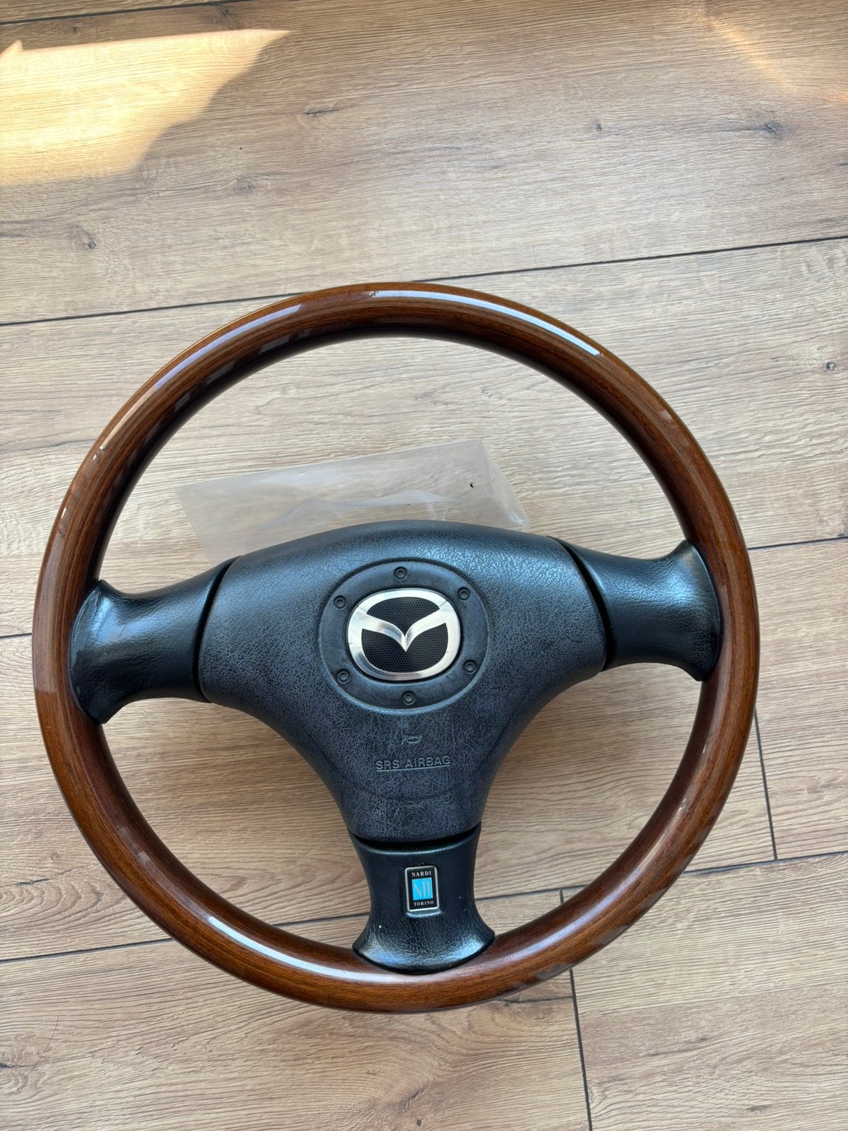 NB Mazda MX-5 (miata) Nardi houten stuur, goede staat!, Auto-onderdelen, Besturing, Ophalen of Verzenden, Mazda