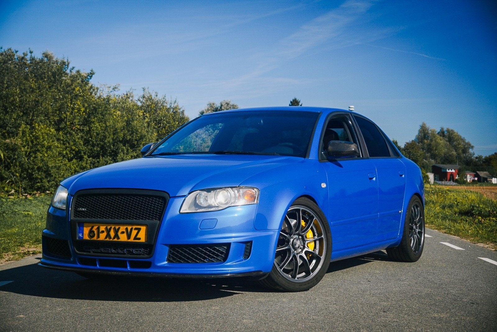 Audi A4 2.0 Tfsi DTM Quattro 2006 Blauw 280PK, Zwart, 4 cilinders, 1984 cc, Blauw