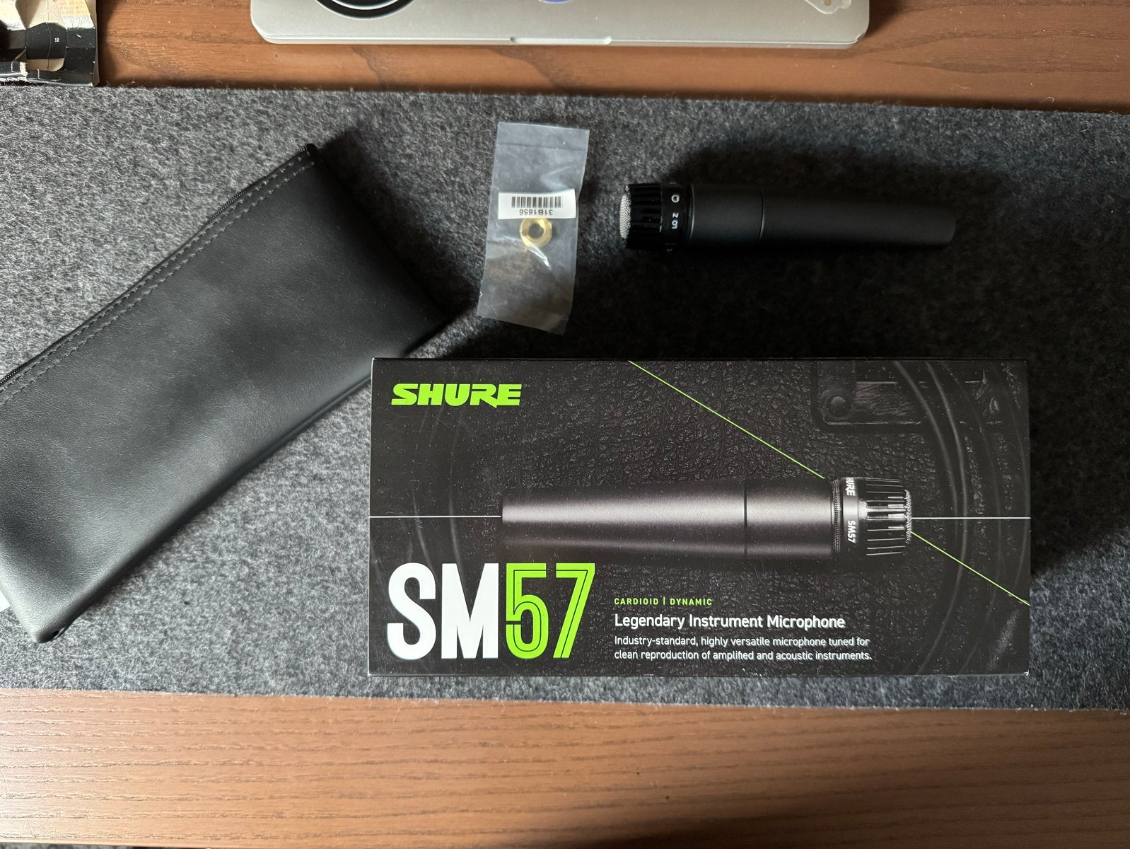 Shure SM57 Instrumentmicrofoon - Zo goed als nieuw, Muziek en Instrumenten, Ophalen of Verzenden, Zo goed als nieuw, Instrumentmicrofoon