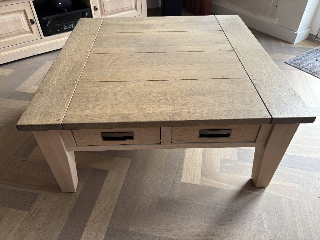 Salontafel, Huis en Inrichting, Tafels | Salontafels, Ophalen, Gebruikt, 100 tot 150 cm, 50 tot 100 cm