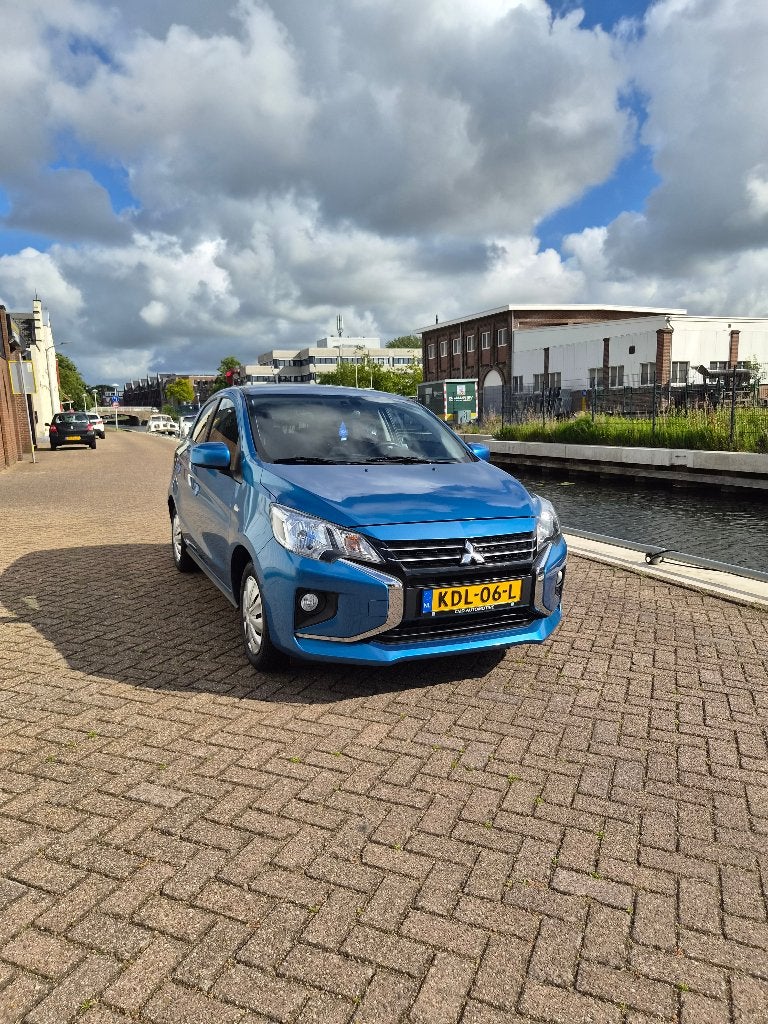 Mitsubishi Space Star 1.2 Carplay/Automaat 2022, Auto's, Stof, Blauw, 70 pk, 3 cilinders