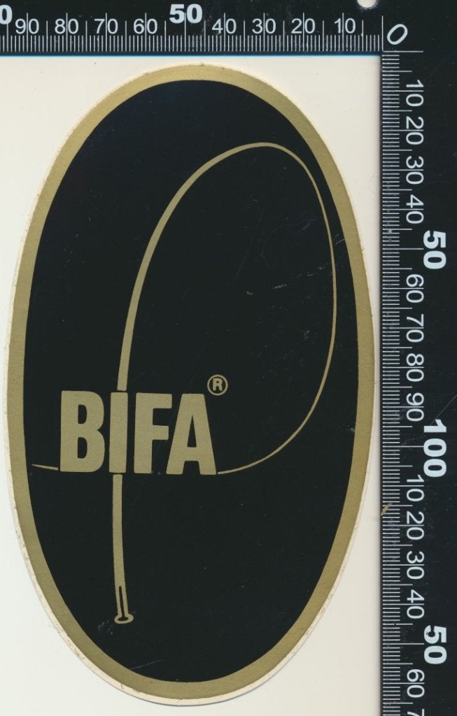 Sticker: Bifa (2), Ophalen of Verzenden, Zo goed als nieuw, Bedrijf of Vereniging