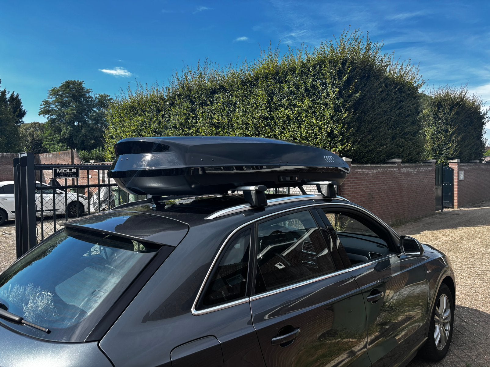 Audi ski- en bagage box (310L), Ophalen, Gebruikt