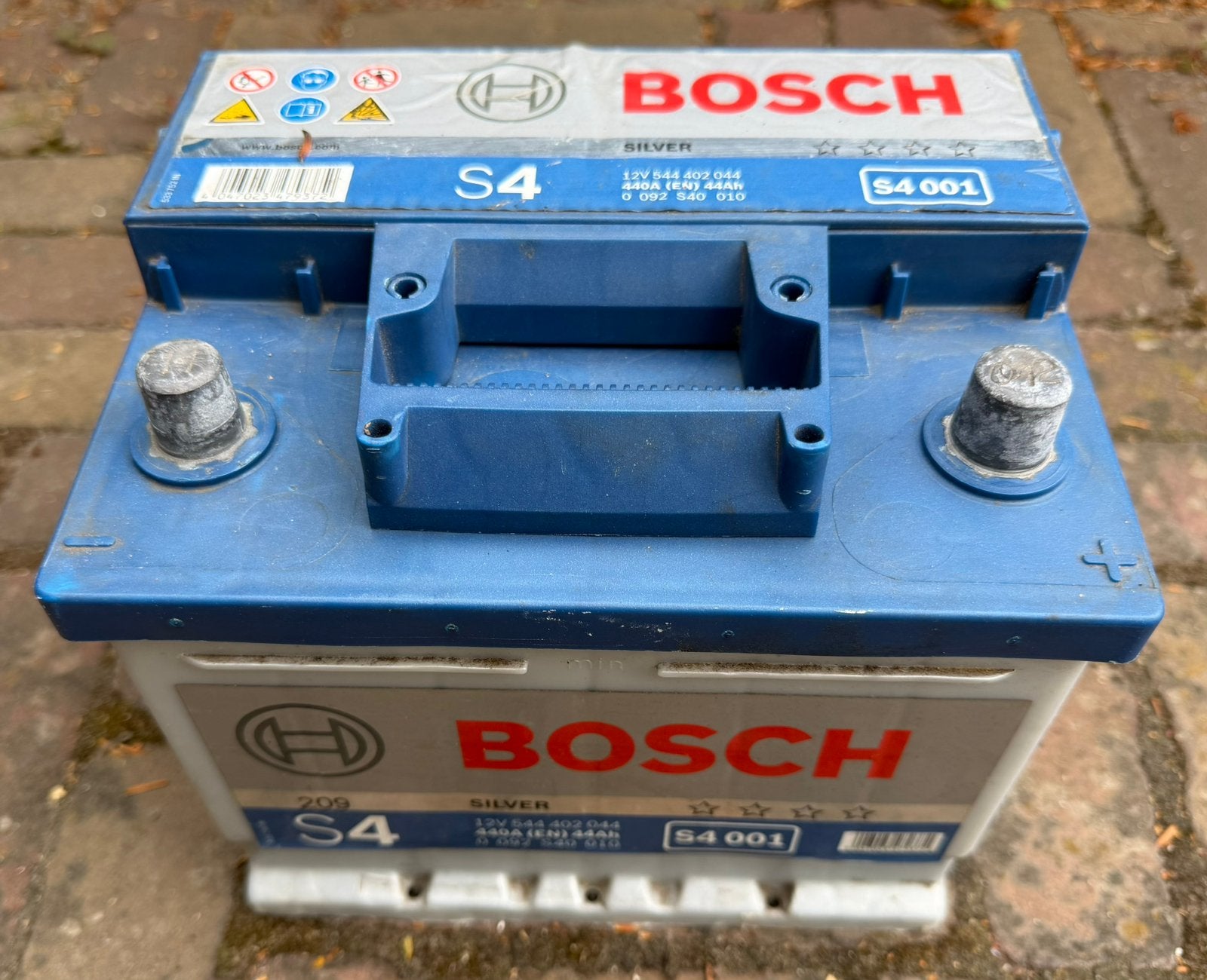 Accu Bosch S4 001, 44Ah, Auto-onderdelen, Accu's en Toebehoren, Ophalen, Gebruikt