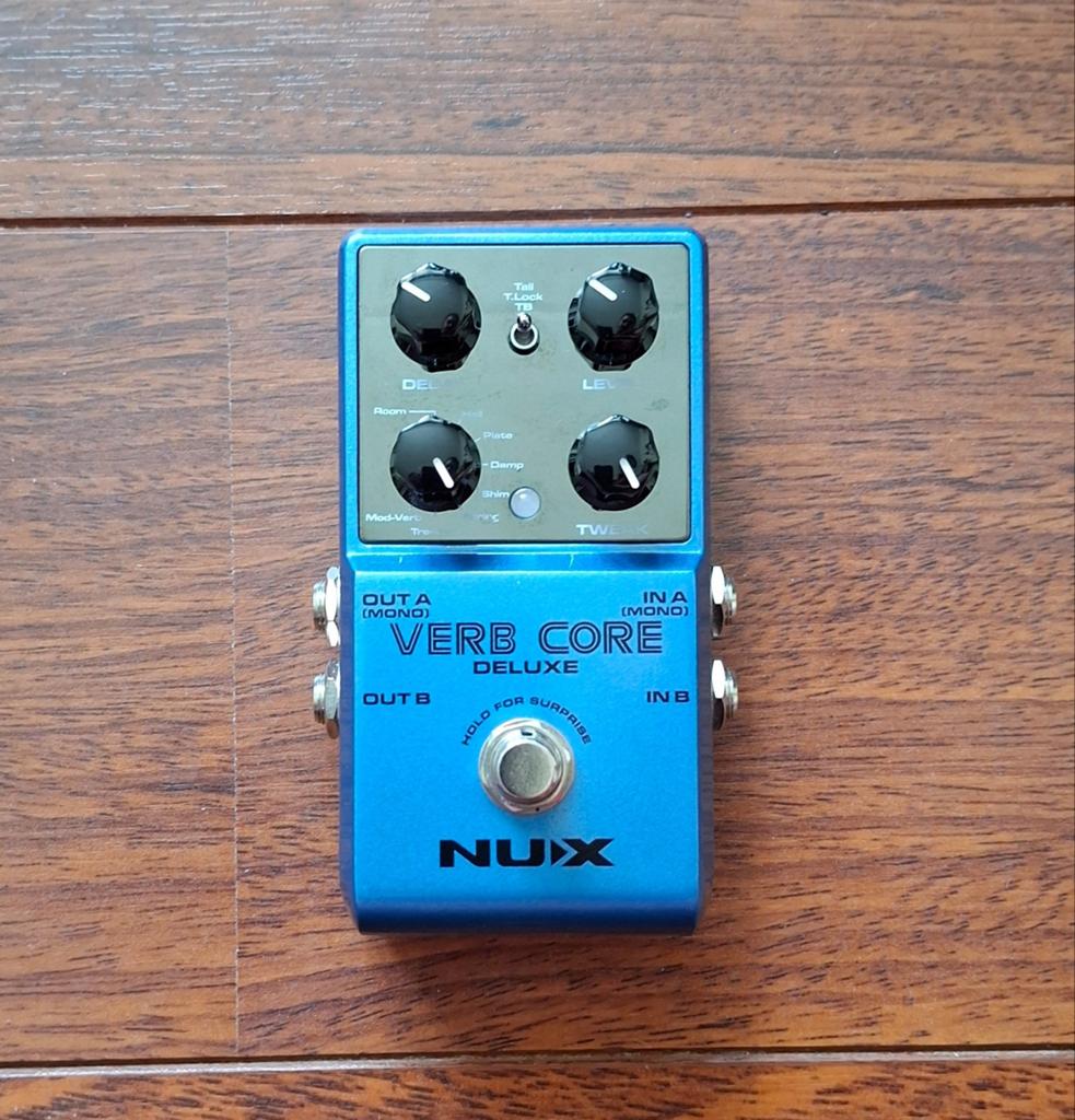 NUX Verb Core Deluxe Reverb Pedaal, Ophalen of Verzenden, Zo goed als nieuw, Reverb