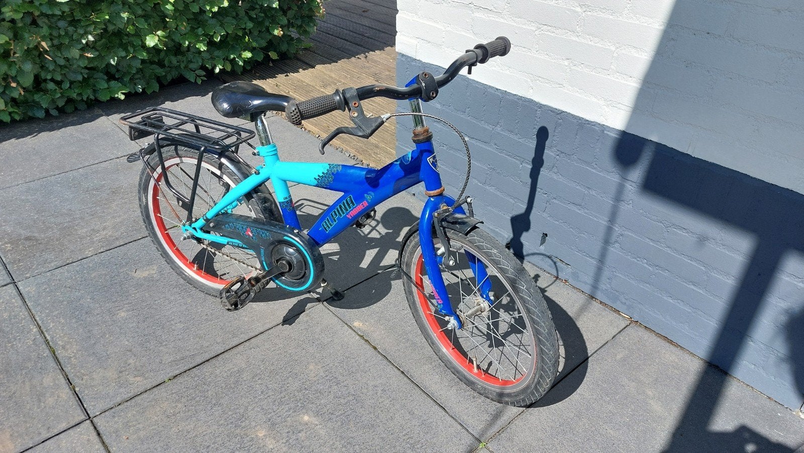 Jongensfiets 18 inch - Alpina Yabber, Ophalen, Gebruikt, Velgrem, Overige merken