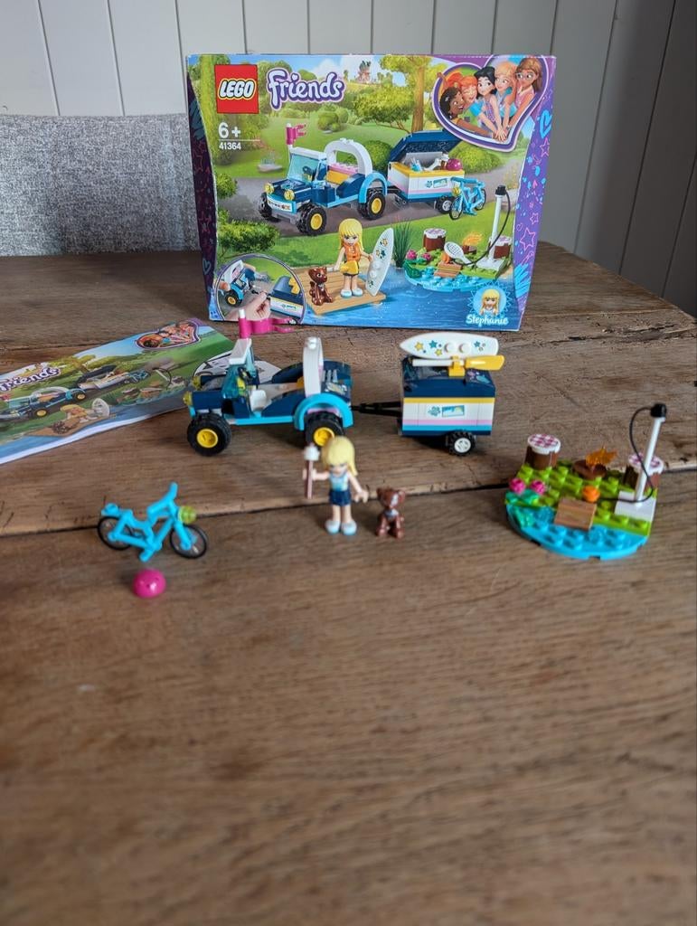 Lego Friends 41364 Stephanie's buggy en aanhanger, Ophalen of Verzenden, Zo goed als nieuw