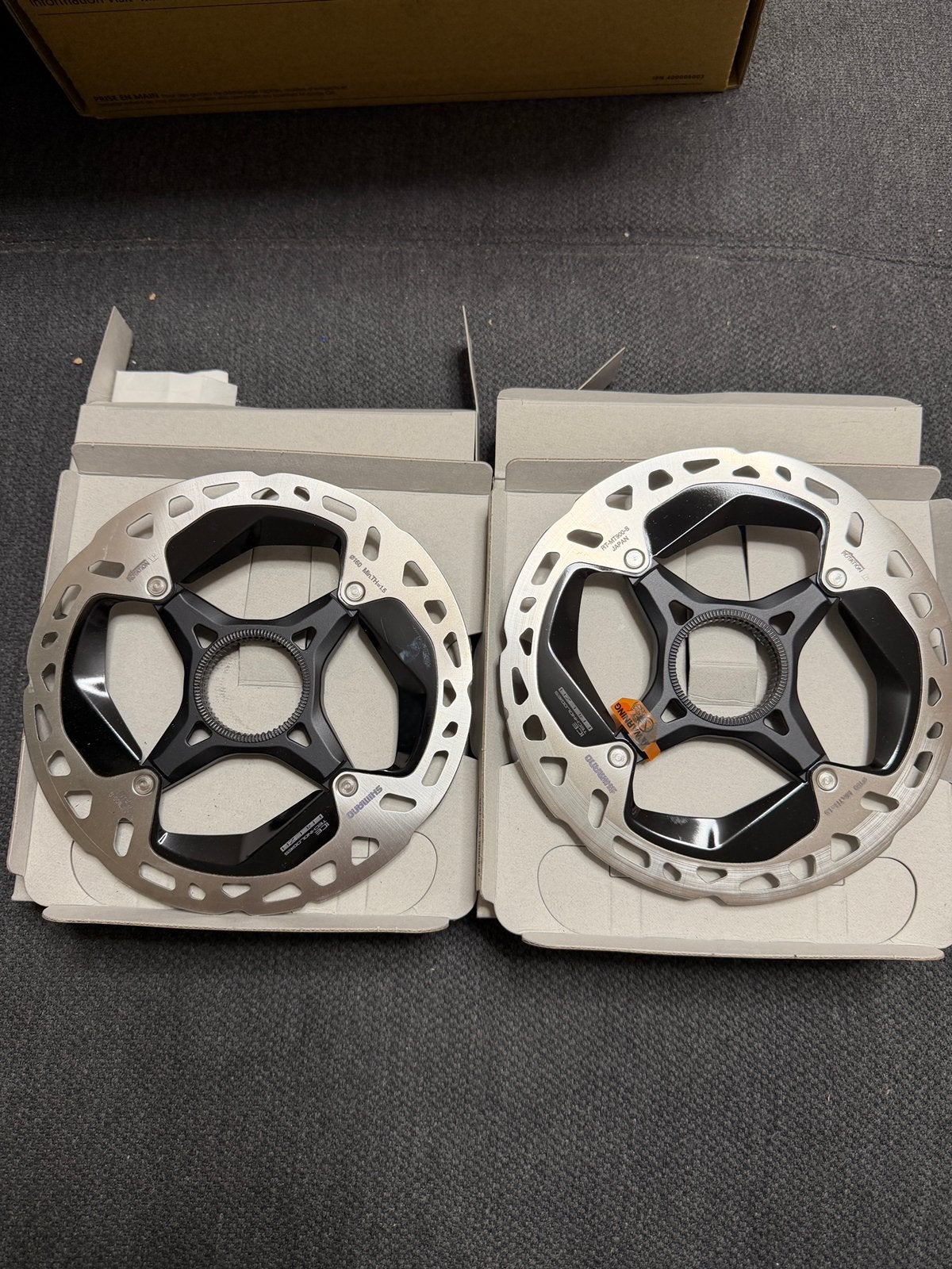 2x Shimano RT-MT900 160mm