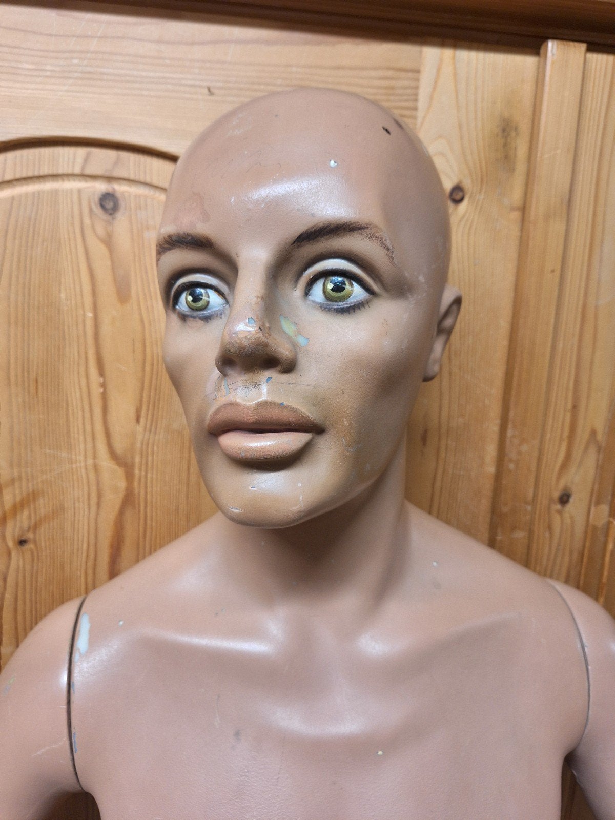 Vintage etalagepop. Staand. Compleet., Ophalen, Gebruikt