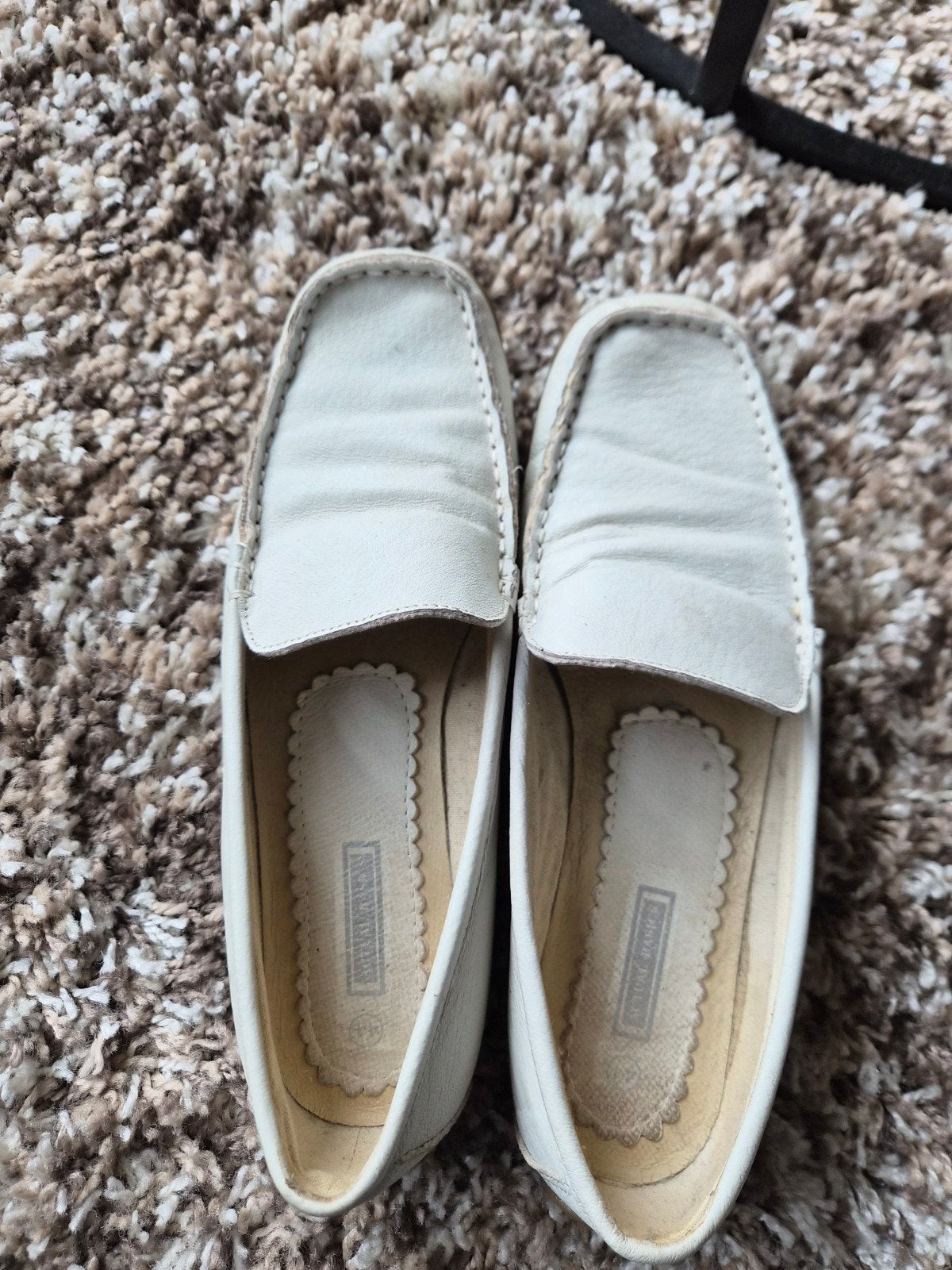 Witte mocassins - Maat 41, Ophalen of Verzenden, Gedragen, Wit, Espadrilles of Moccasins