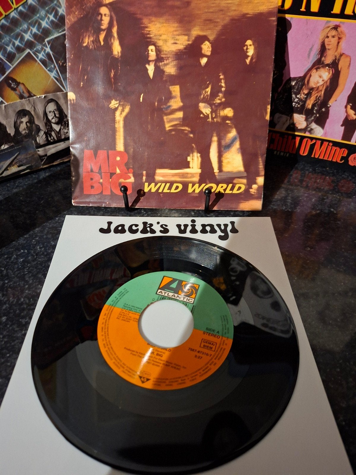 Mr. Big - Wild World 7 inch single  1993, 7 inch, Ophalen of Verzenden, Overige typen, Fotohoes