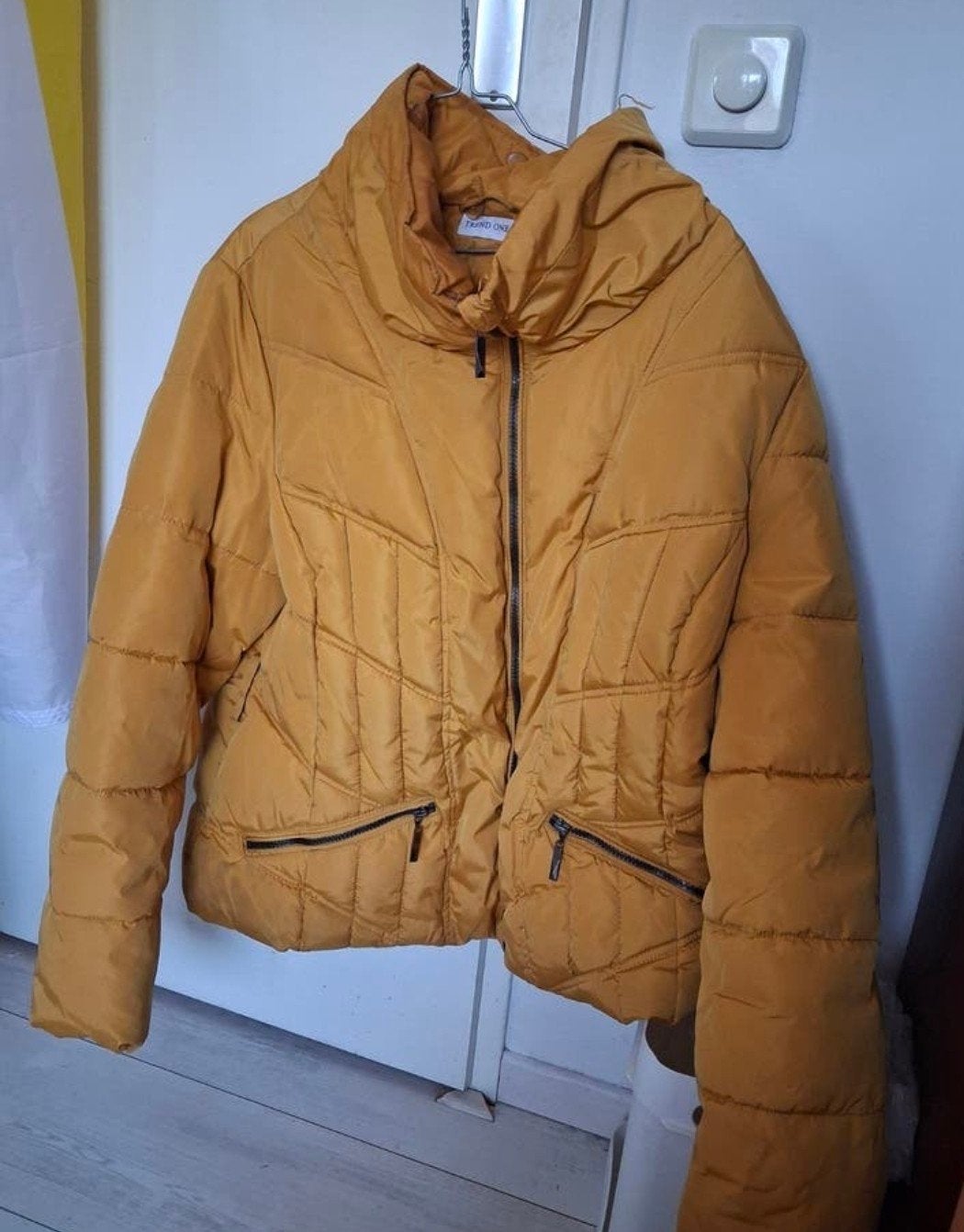 Gele TrendOne winterjas maat XXL met ritszakken, Kleding | Dames, Jassen | Winter, Geel, Maat 46/48 (XL) of groter, Ophalen of Verzenden