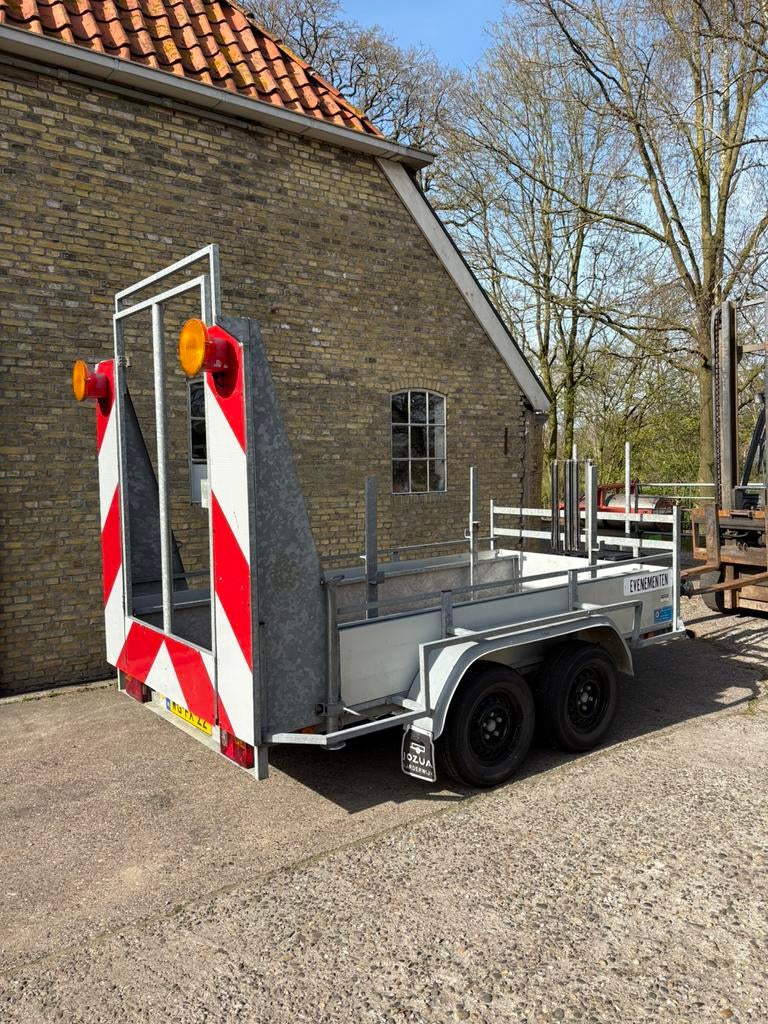 Anssems BSX2 Tandemasser Actiewagen aanhangwagen aanhanger, Auto diversen, Aanhangers en Bagagewagens, Ophalen of Verzenden