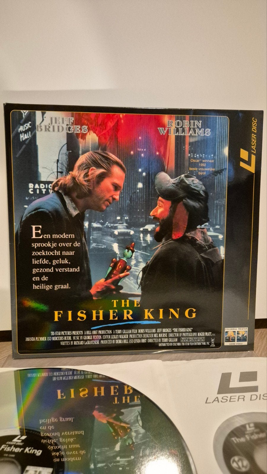 The Fisher King Laserdisc, Cd's en Dvd's, Film en Theater, Beschermende buitenhoes, Ophalen of Verzenden, Zo goed als nieuw
