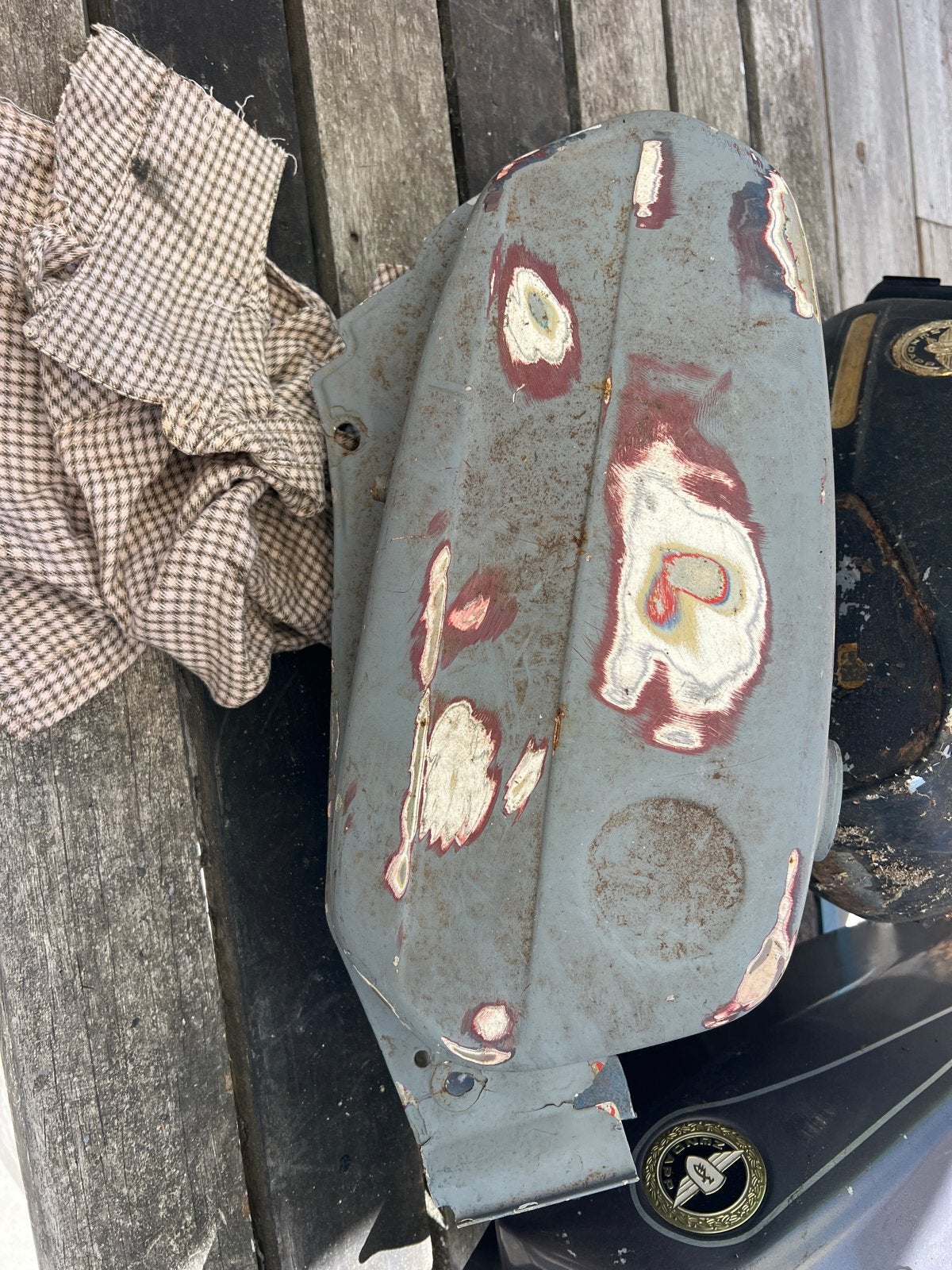 Zündapp Benzinetank 517 - Restauratiebasis, Ophalen, Gebruikt, Tank