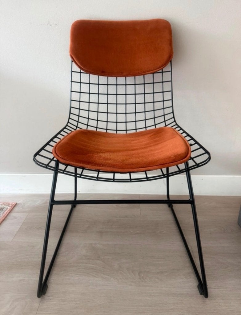 HK living eetkamerstoelen, Huis en Inrichting, Stoelen, Ophalen, Zo goed als nieuw, Zwart, Vijf, Zes of meer stoelen