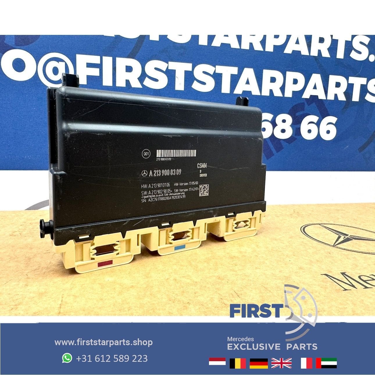A2139008309 STOEL MODULE SCHAKELAAR A45S CLA45S C63 E63 GLA4, Gebruikt, -, Ophalen of Verzenden, -