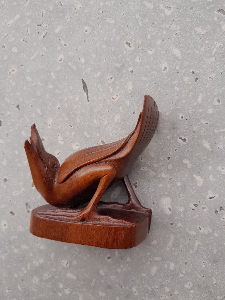 balinees,balinese,vogel,houtsnijwerk ,art deco, Ophalen, Hout, Houtsnijwerk
