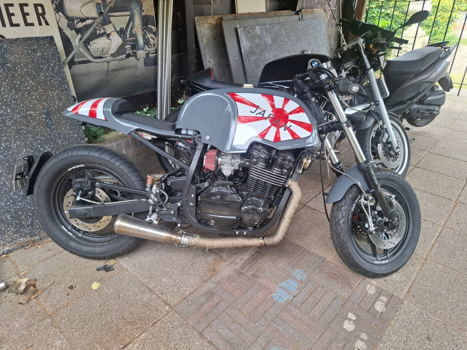 Unieke Suzuki GSX750 Cafe Racer - 1983, Sportuitlaat, 4 cilinders, Motorrijbewijs A, Gebruikt