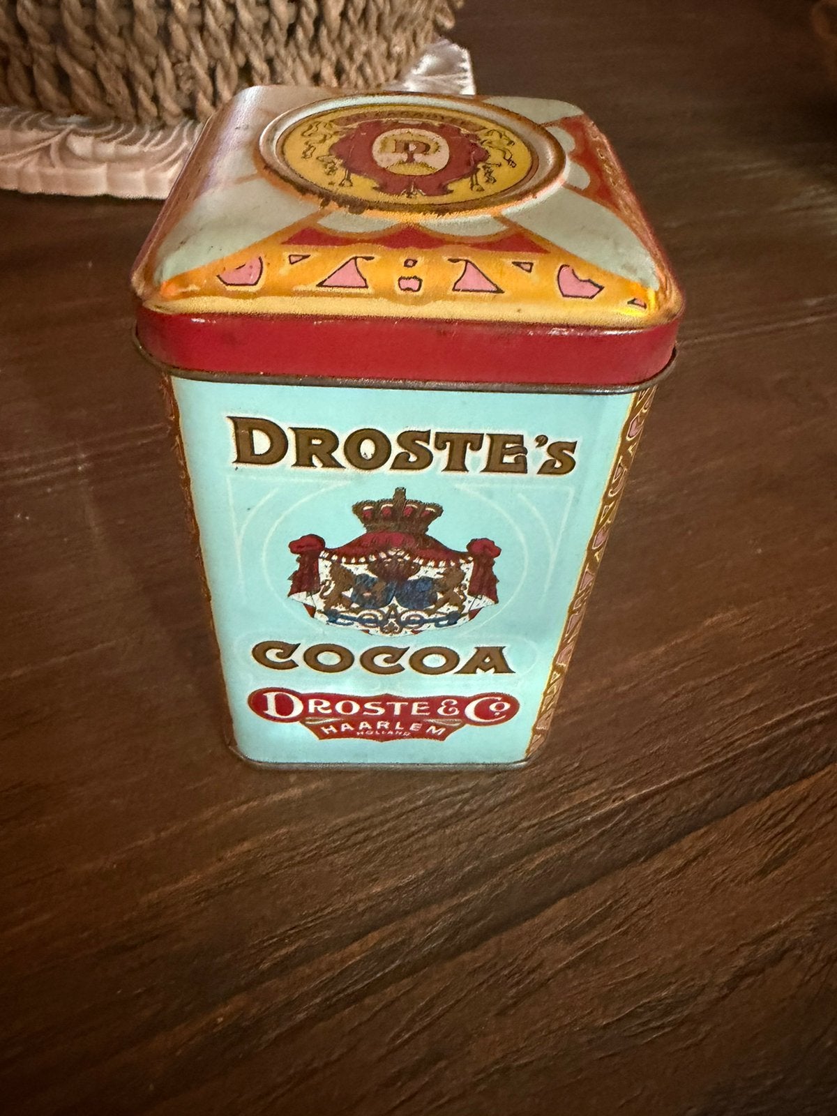 Droste’s cacao blik. Zeldzaam, Ophalen, Zo goed als nieuw, Overige, Droste