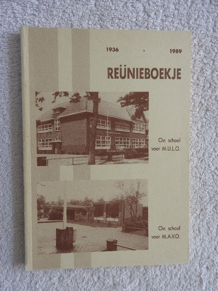 Reünieboekje Chr. School voor MULO / MAVO - Zuidlaren, Ophalen of Verzenden, Zo goed als nieuw
