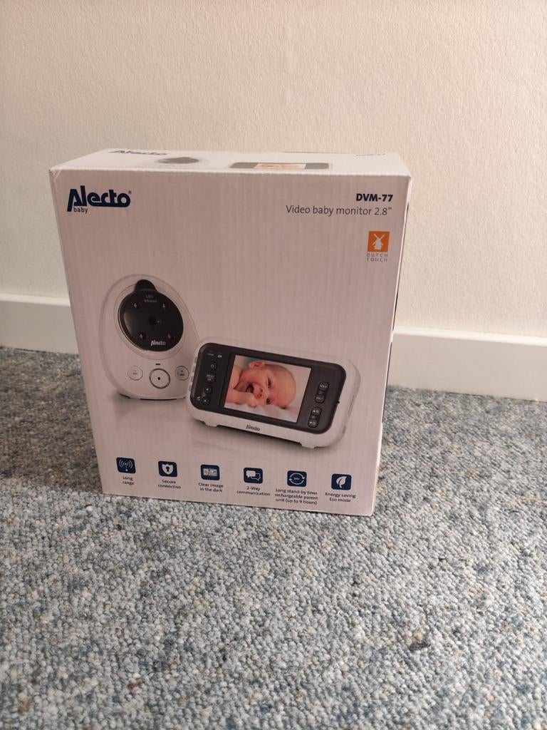 Alecto DVM-77 video baby monitor, Kinderen en Baby's, Babyfoons, Ophalen, Nieuw, 100 tot 250 meter, Camera