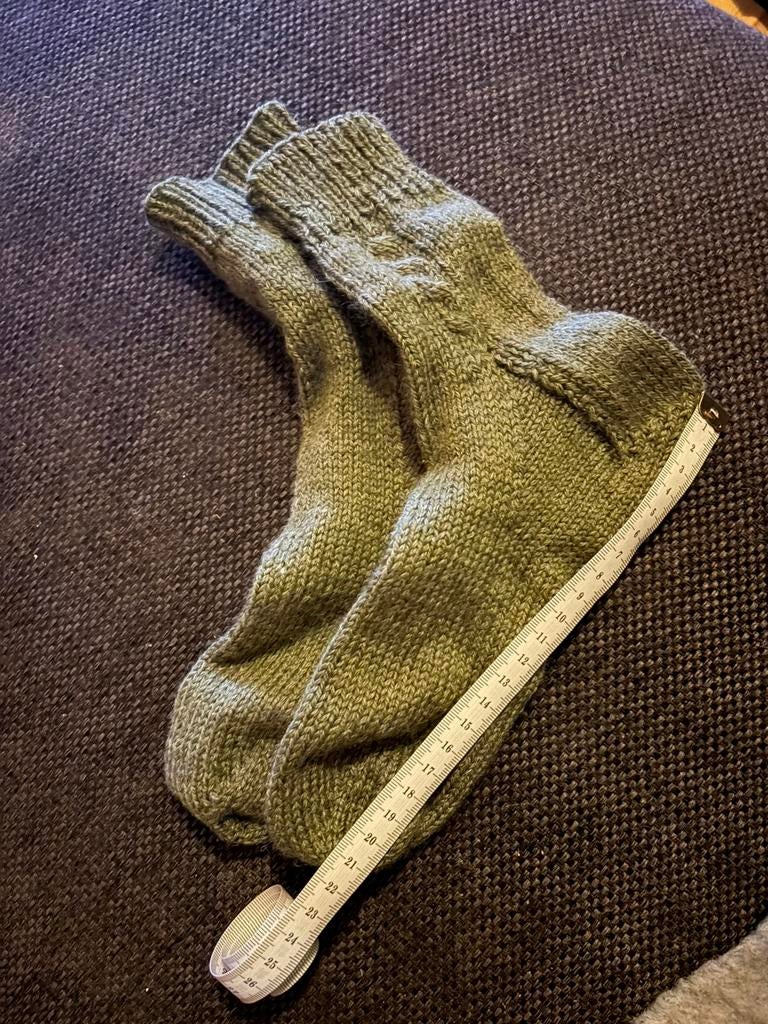Grijze kindersokken, 100% merino wol, maat 35, Ophalen of Verzenden, Zo goed als nieuw, Jongen of Meisje