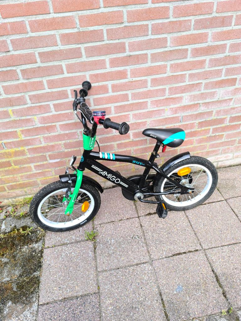 16 inch jongensfiets, Fietsen en Brommers, Fietsen | Kinderfietsjes, Ophalen, Gebruikt, 16 tot 20 inch