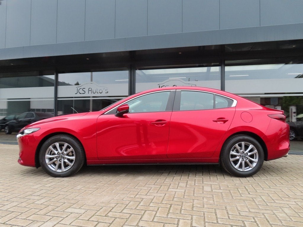 Mazda 3 2.0 E-SkyActiv-G M Hybrid 122 Comfort Leder 2022, Auto's, Voorwielaandrijving, 1998 cc, Gebruikt, 4 cilinders