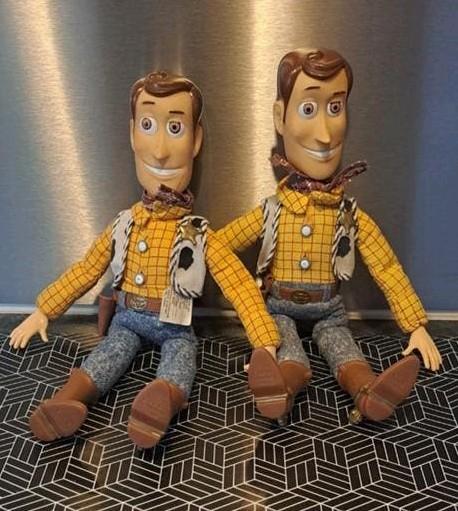 2x Woody Toy Story poppen, Ophalen, Gebruikt, Jongen of Meisje